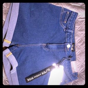 High waisted shorts